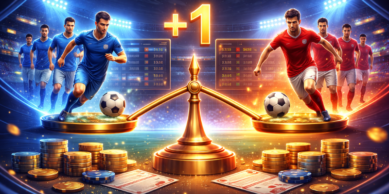 So sánh kèo chấp 1 trái với các mức chấp khác